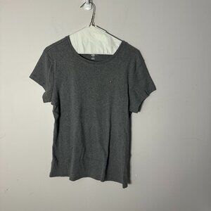 EUC Tommy Hilfiger Womens Gray T Shirt Short Sleeve XL